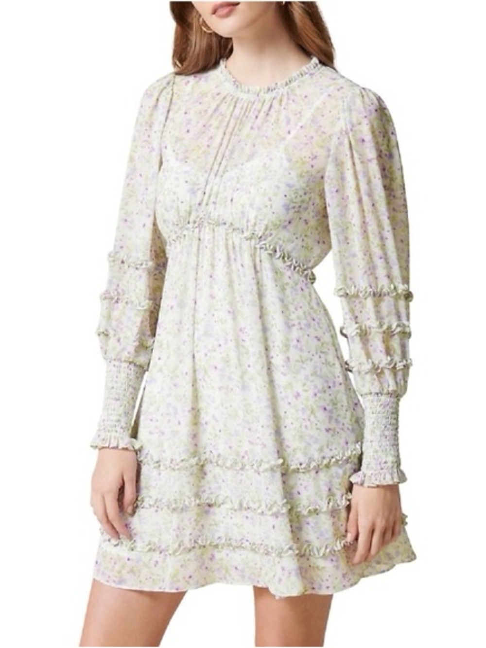 Ever New Rae Ruffled Mini Dress - Picture 2 of 6